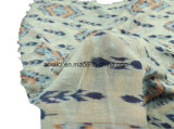 Cotton Polyester Blended Woven Scarf Printed Shawl (ABF22006106)