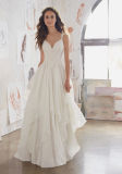2017 Chiffon Straps Bridal Wedding Dresses Wd512