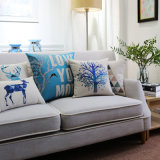 Expensive Cotton Linen Rustic Pillows for Sofas Decorating