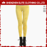 Popular Fashion Trendy Yellow Women Fitness Yoga Pants Leggings (ELTFLI-39)