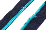 Nylon Zipper with Fancy Puller Zipper (zipper and tape have difference color) /Top Quality