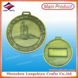 Hottest China Cheap Brass Material Antique Catholic Medals with Ribbons