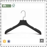 High Grade Black Plastic Coat Hangers, Suit Hanger for Clothes