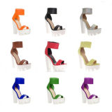 New Design High Heel Lady Dress Sandals (S07)