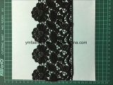 Black Color High Quality Polyester Lace Ym-Hb118