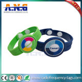 Adjustable NFC Ultralight Chip RFID Wristbands Silicone for Theme Park