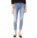 2017 Hot Sell Ripped Women High-Waisted Denim Jeans with Light Blue by Fly Jeans