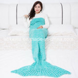 70% Orlon and 30% Cotton Fabric Handmade Mermaid Blanket