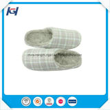 New Arrival Check Fabric Soft Bedroom Slippers for Women