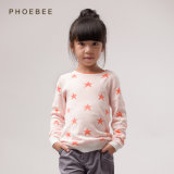 100% Cotton Girls Sweaters for Spring/Autumn