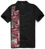 Chinese Clothing Manufacturers Men Dress Shirt Cars Printing Hawaiian