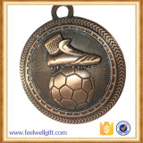 Customer Design Bronze Zinc Alloy Football Game Medal