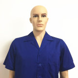 Blue Cotton Twill Anti-Static Electrician Workwear with Magic Tape/Snap/Rope