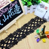 Factory Stock Wholesale 7.5cm Width Nylon Embroidery Chemical Lace Polyester Embroidery Trimming Fancy Lace for Garments Accessory & Home Textiles & Curtains