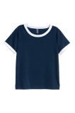 Polyester 65%; Viscose 35% Womens Short T-Shirt
