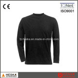 Round Collar 100% Cotton Blank Baselayer Shirt