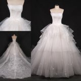 Strapless Princess Ball Bridal Wedding Gown Dress Maker Wgf004