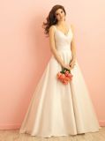 A-Line V-Neck Sleeveless Floor Length Wedding Dress (Dream-100020)