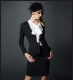 Made to Measure Fashion Stylish Office Lady Formal Suit Slim Fit Pencil Pants Pencil Skirt Suit L51643