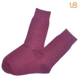 Men's Purple Cotton Sock