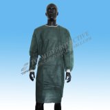 Non Woven Cheap Patient Gown, Green hospital Gown