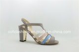 Comfortable Multi Colors Sexy Strap Sandal with Metal Heel