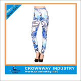 Pull-on Sublimation Printed Yoga Leggings for Ladies