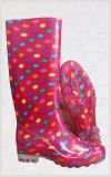 Men Women PVC Safety Labor Gumboots Rain Shoes (HRD-004)
