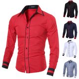 Men Luxury Casual Stylish Slim Fit Long Sleeve Casual Shirts