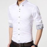 New Arrival Long Sleeve Casual Slim Fit Male Shirts