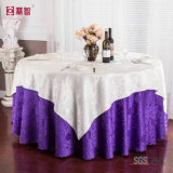 100% Polyester Jacquard Round Tablecloth
