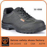 Saicou Breathable Rubber Sole Steel Toe Men Safety Work Shoes Sc-6568