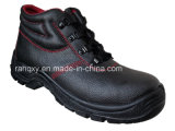 Hot Sold Red Lining MID-Cut Safety Shoes (HQ05031)