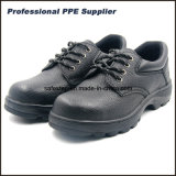 S1p Rubber Outsole Split Leather Safety Shoes with Low Price