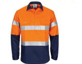 OEM Cheap Safety Jacket Hi Vis Two Tone Work Jacket