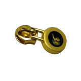 Custom Size Gold Metal Zipper Puller Metal Zipper Slider with Your Logo
