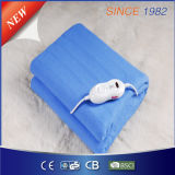 Blue Single Electric Heated Blanket with Over Heat Protection