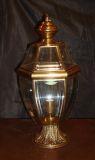 Brass Desk Lamp with Glass Decorative Table Lighting 18971