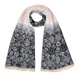 Women's 180*60cm Acrylic Reversible Cashmere Like Winter Warm Knitted Woven Shawl Scarf (SP258)