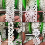 Thin White Dying Trimming Lace Sample Free Garment Accessories for Wedding Gown