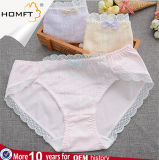 Cotton Ventilate Sweet Lace Design Japanese Style Young Girls Triangle Panties Girls Underwear Panty Models