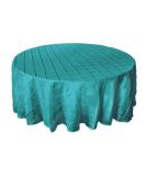 Wedding Design Taffeta Pintuck Table Cloth Round Tablecloth