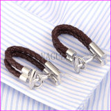Leather Belt Chain Lock Design Cufflink