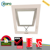 Plastic Triple Glass Awning Window with Winder and Mosquito Net