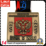 Zinc Alloy Double-Headed Eagle Russia Sport Medal