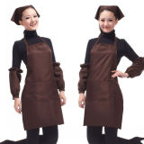 Cotton Fabric Long Apron with Cooking Guide (AP818W)