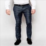 2016 Men's Stretch Super Skinny Fit Wool Chino Pants