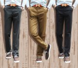 P11411 2015 Spring Autumn Winters in Thick Cotton Men Straight Thin Tall Waist Cotton Fashion Leisure Trousers 120cm