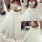 Lace Bridal Ball Gown Beaded Tulle Sweetheart Wedding Dresses Dz2017