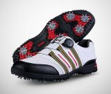 Sports Golf Shoes Leather Activity Rotating The Shoelaces Studs (AKGS16)